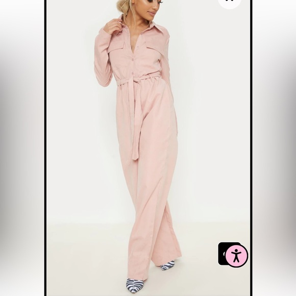 H&M Pants & Jumpsuits Hm New 2 Powder Pink Barbie Long Sleeve